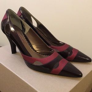Burgundy J.Renee Pumps (7.5)